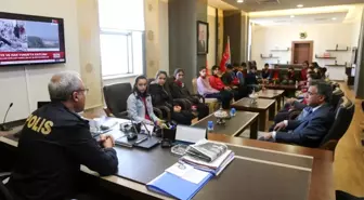 Elazığ'da öğrenciler polis teşkilatını ziyaret etti