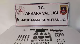 Ayaş'ta Tarihi Eser Kaçakçılığı Operasyonu: 101 Eser Ele Geçirildi