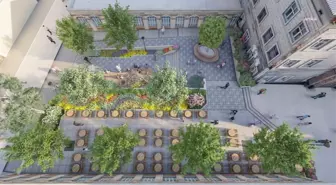 Efes Selçuk'ta PTT Altı Parkı Yenileniyor