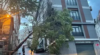 İstanbul'da sağanak ve şiddetli rüzgar hayatı olumsuz etkiliyor