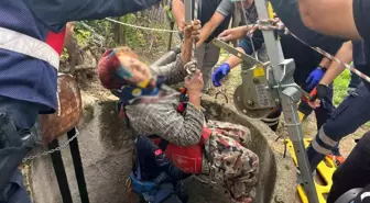 Aydın'da tarımsal sulama kuyusuna düşen yaşlı kadın kurtarıldı