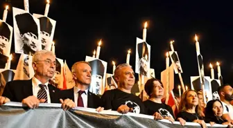 Antalya'da Ata'ya Saygı Yürüyüşü Gerçekleştirildi