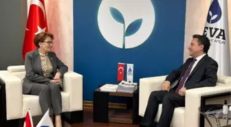 Meral Akşener, Ali Babacan'a taziye ziyaretinde bulundu