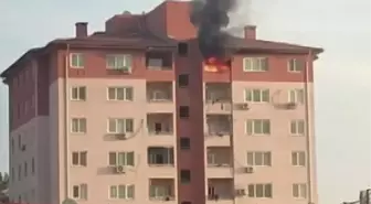 Diyarbakır'da 8. Ana Jet Üssü Komutanlığı'ndaki Lojmanda Yangın Çıktı