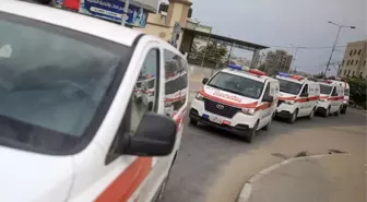 İsrail bombardımanı nedeniyle Kudüs Hastanesi'ndeki tahliye konvoyu geri döndü