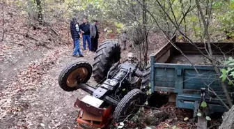 Simav'da traktör kazası: Sürücü hayatını kaybetti