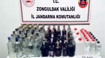 Zonguldak'ta Kaçak Alkol Operasyonu