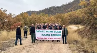 Tunceli'de Köylüler, Katı Atık Tesisi Projesine Karşı Yürüyüş Yaptı