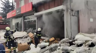 Antakya'da bir iş yerinde yangın çıktı