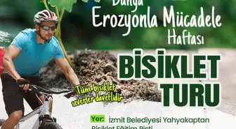 İzmit Belediyesi ve TEMA Vakfı iş birliğiyle Erozyonla Mücadele Haftası Bisiklet Turu düzenlenecek