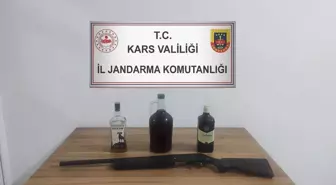 Kars'ta Sahte İçki İmalatı Yapan Şahıs Gözaltına Alındı