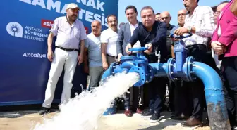 Antalya Büyükşehir Belediyesi Tarım Üreticilerine Kapalı Sulama Sistemi Sağlıyor