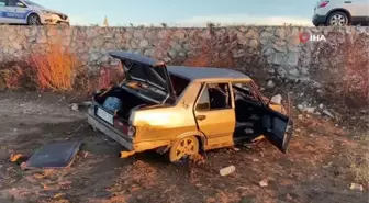 Şarampole düşen araçtaki 5 kişi yaralandı