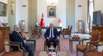 TBMM Başkanı Numan Kurtulmuş, IRCICA Genel Direktörü Mahmud Erol Kılıç'ı kabul etti