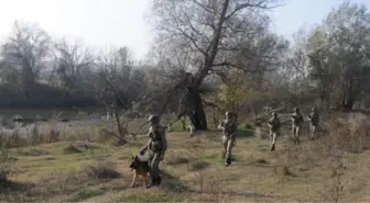 Edirne'de Yunanistan'a kaçmaya çalışan 14 terör örgütü şüphelisi yakalandı