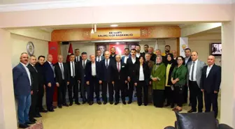 Başkan Kayda'dan, AK Parti İlçe Başkanı Aksoy'a hayırlı olsun ziyareti