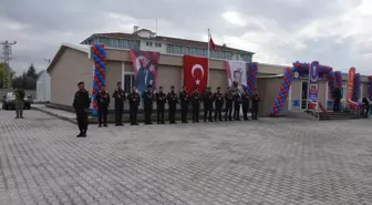 Malatya'da depreme dayanıklı hafif çelik prefabrik yapı ile inşa edilen karakol açıldı