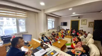 Ordu'da Kur'an kursu öğrencileri Filistinli çocuklar için bağışta bulundu
