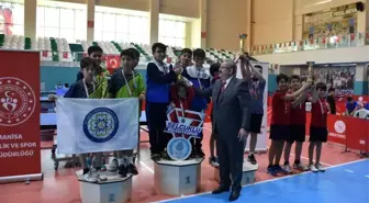 Küçükler Masa Tenisi Türkiye Grup Şampiyonasında Dereceye Giren Sporculara Ödülleri Verildi