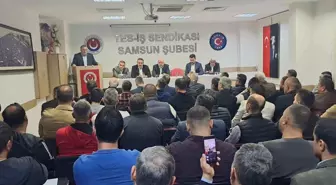 TES-İŞ Sendikası Samsun Şube İşyeri Temsilcileri Kurulu Toplantısı Yapıldı