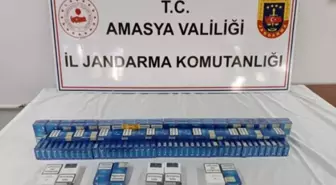 Amasya Suluova'da 110 Paket Kaçak Sigara Ele Geçirildi