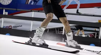 Ankara'da kurulan Kayak Akademisi'nde kış olimpiyatlarında madalya alacak sporcular yetiştiriliyor