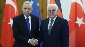 Cumhurbaşkanı Erdoğan, Almanya Cumhurbaşkanı Steinmeier'le görüştü