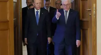 Cumhurbaşkanı Erdoğan, Almanya Cumhurbaşkanı Steinmeier'le görüştü