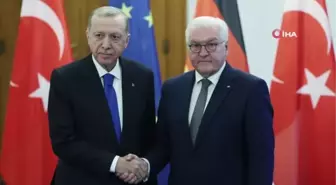 Cumhurbaşkanı Erdoğan'ın Almanya Cumhurbaşkanı Steinmeier'le görüşmesi başladı