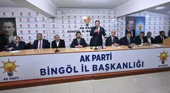 Cumhurbaşkanı Yardımcısı Yılmaz, AK Parti Bingöl İl Başkanlığı'nda konuştu Açıklaması