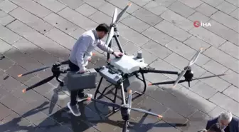 Gölbaşı Belediyesi, ilaçlama dronu ile akıllı kent uygulamasına geçti