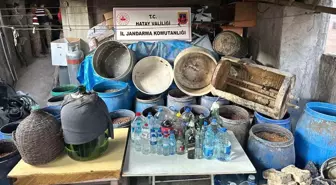 Hatay'da huzur ve güven uygulamasında kaçak içki ele geçirildi
