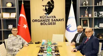 Kütahya Hava Er Eğitim Tugayı Komutanı Kütahya Organize Sanayi Bölgesi'ni Ziyaret Etti