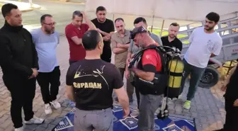 Kahramankazan Belediyesi Arama Kurtarma Birliği'ndeki Gönüllüler Su Altı Arama Kurtarma Eğitimini Tamamladı