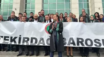 Tekirdağ Barosu İsrail'in Gazze'ye yönelik saldırılarına suç duyurusunda bulundu