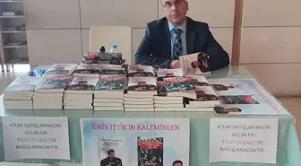 İdris Tetik, kitaplarının satış gelirini Gazze'ye bağışlayacak