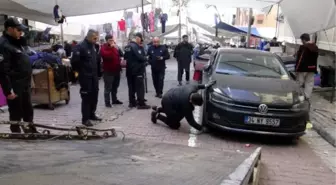 Avcılar'da Tezgah Açılacak Yerde Çalıntı Otomobil Bulundu