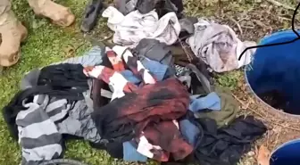 Diyarbakır'da EYP ve teröristlere ait yaşam malzemeleri ele geçirildi