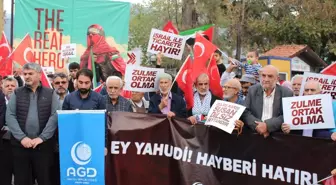 İskenderun'da Filistin'e Destek Eylemi