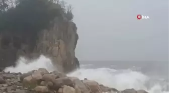 Amasra Limanı'nda Şiddetli Fırtına