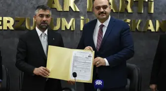 Aziziye Belediye Başkanı Orhan, Büyükşehir Belediye Başkanlığı için aday adaylığı başvurusu yaptı