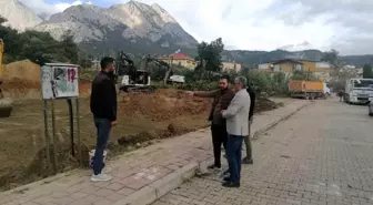 Kemer Göynük Mahallesi'ne kapalı pazar yeri yapımı başladı
