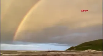 Şile'de fırtına sonrası gökkuşağı