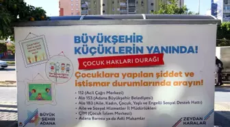 Adana'da Çocuk Hakları Durağı Açıldı