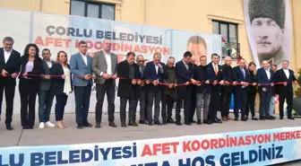 Çorlu Belediyesi Afet Koordinasyon Merkezi Hizmete Girdi