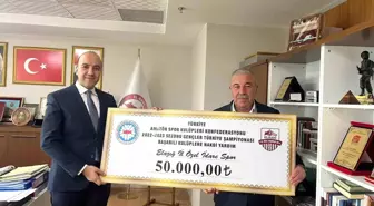 Elazığ İl Özel İdaresi Spor Kulübü Türkiye Amatör Spor Kulüpleri Konfederasyonu tarafından ödüllendirildi
