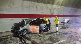 Rize'de trafik kazası: 3 kişi yaralandı