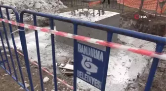 Bandırma'da baz istasyonunun yıkımı gerçekleşti