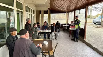 Edirne Jandarma Komutanlığı, Işıklı köyünde trafik eğitimi verdi