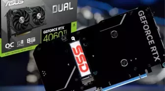 Asus, SSD ile Ekran Kartını Birleştirdi: Dual GeForce RTX 4060 Ti SSD